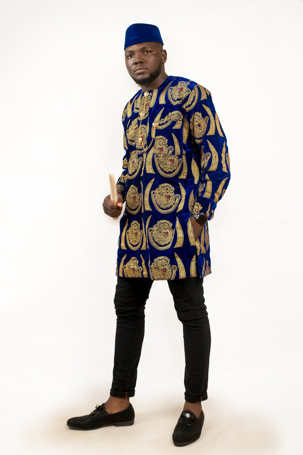 Traditional African Isi Agu Male Clothing (Igbo) - Mofe African Fashion