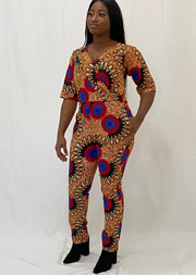 AFRICAN PRINTS ANKARA JUMPSUIT |TORO ANKARA JUMPSUIT - Mofe African Fashion