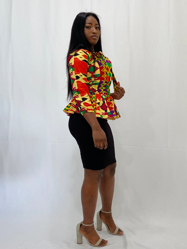 AFRICAN PRINTS ANKARA TOP| JAYE TOP - Mofe African Fashion