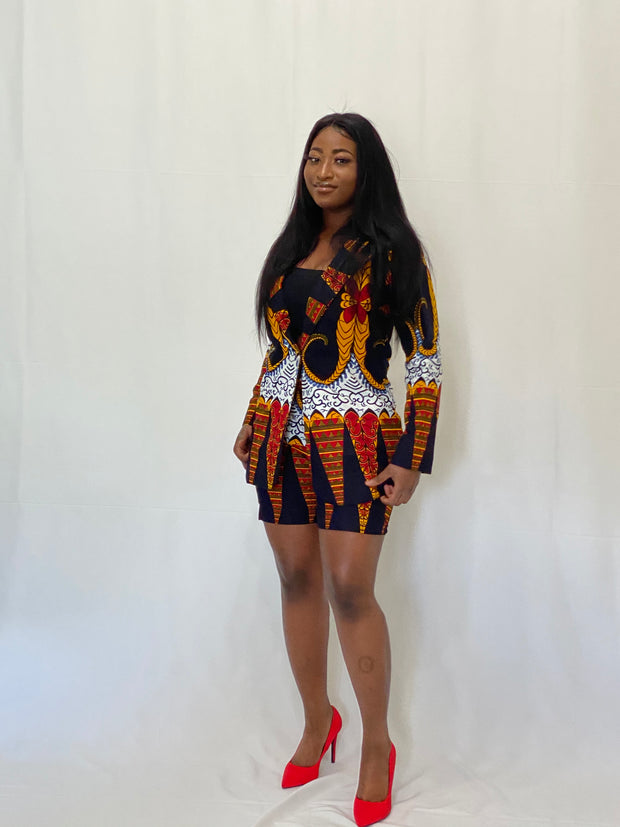 AFRICAN PRINTS ANKARA SHORT PANT| ELI SHORT PANT - Mofe African Fashion