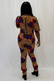 AFRICAN PRINTS ANKARA JUMPSUIT |TORO ANKARA JUMPSUIT - Mofe African Fashion