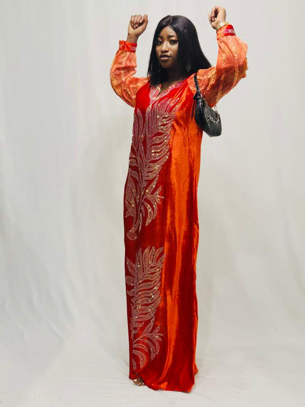 SHANDY VELVET DRESS|AFRICAN MAXI DRESS PARTY DRESS