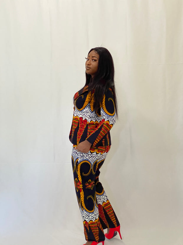 AFRICAN PRINTS ANKARA NORMAL BLAZER| HELLEN BLAZER - Mofe African Fashion