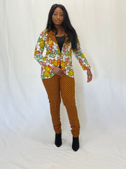 AFRICAN  PRINTS ANKARA PANT| JANET PANT - Mofe African Fashion