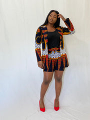 AFRICAN PRINTS ANKARA SHORT PANT| ELI SHORT PANT - Mofe African Fashion
