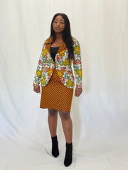 AFRICAN PRINTS ANKARA BLAZER| JANET ANKARA BLAZER - Mofe African Fashion