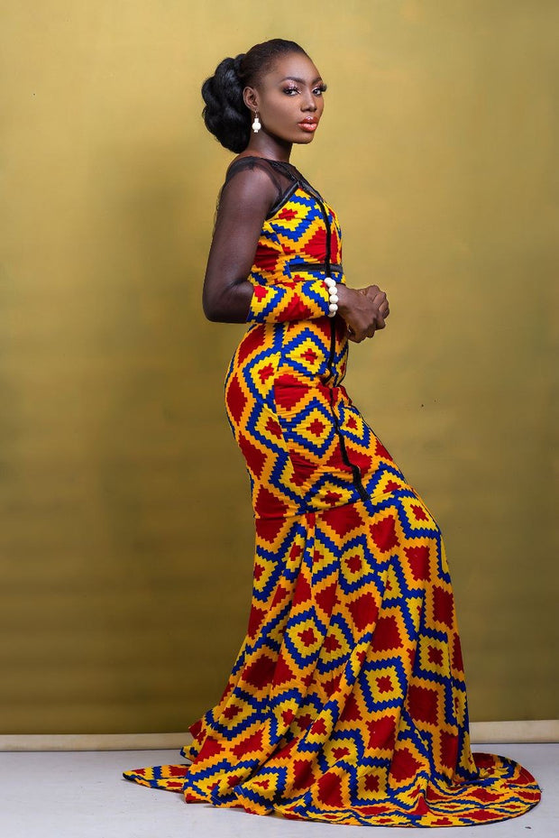 African Print ladies Gown