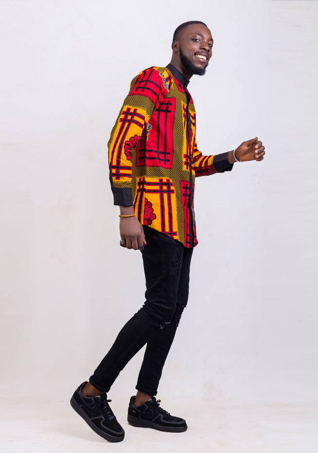 Felix  African Print men shirt