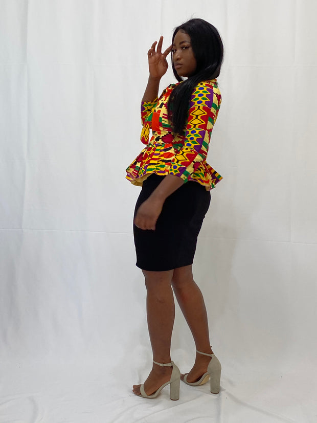 AFRICAN PRINTS ANKARA TOP| JAYE TOP - Mofe African Fashion