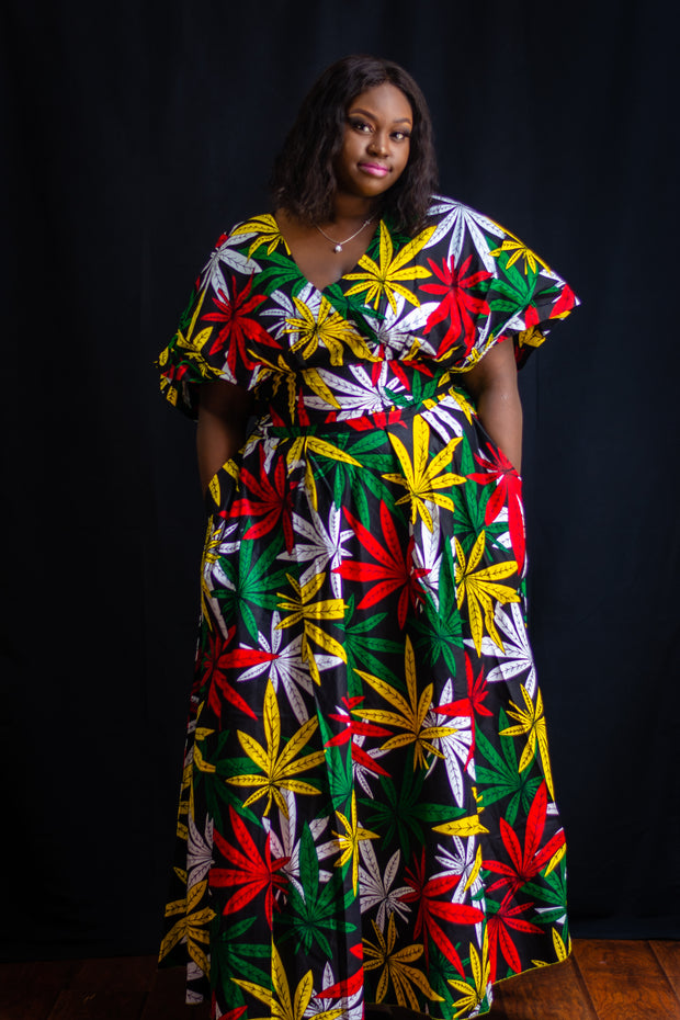 African Prints Ankara Skirt and crop top set - Mofe African Fashion