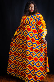 African Prints Ankara Maxi Dress - Mofe African Fashion