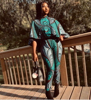 AFRICAN PRINTS ANKARA JUMPSUIT& CAPE  |FOLASADE ANKARA JUMPSUIT - Mofe African Fashion