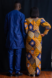 AFRICAN TRADITIONAL ANKARA 2 PIECES SET FOR MEN| TAYO MEN 2 PIECES - Mofe African Fashion
