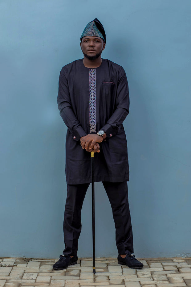 African Cotton  men 2 pieces set - Mofe African Fashion