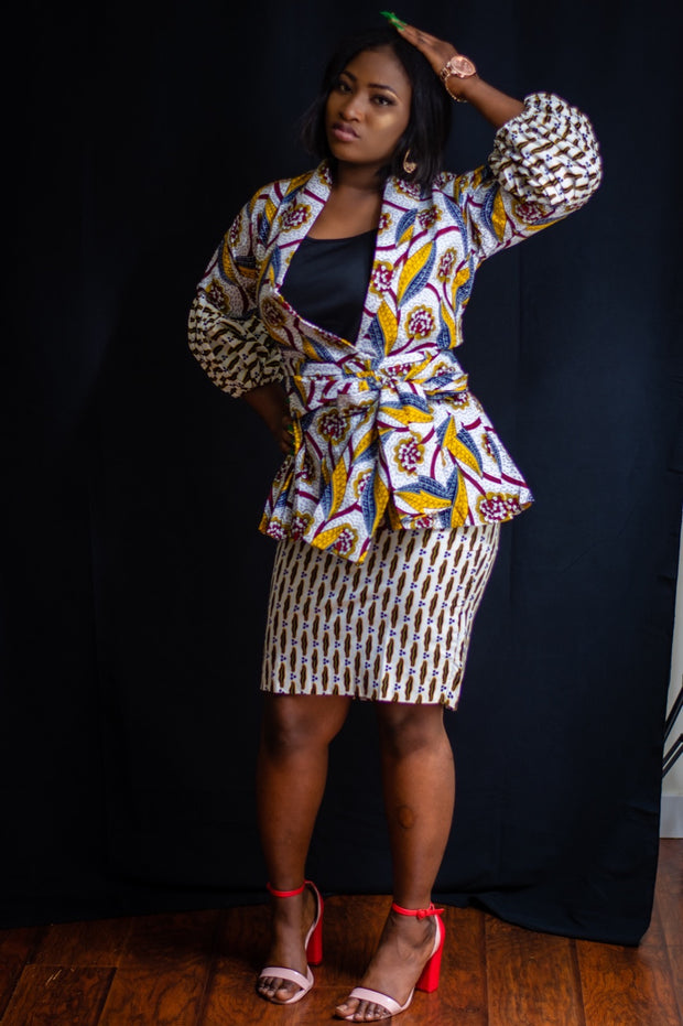 AFRICAN PRINTS ANKARA |COMBINED ANKARA |AMOPE TOP - Mofe African Fashion