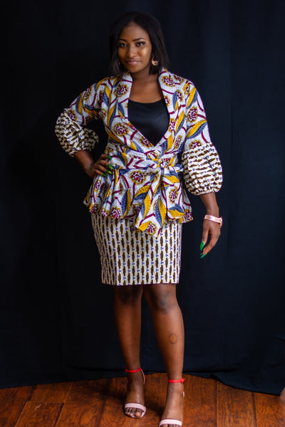 AFRICAN PRINTS ANKARA |COMBINED ANKARA |AMOPE TOP - Mofe African Fashion